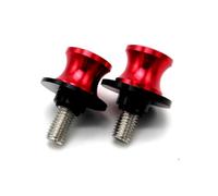 Motorcycle Paddock Stand Spool Sliders For GSX-R GSXR 600 750 1000 K1 K2 K3 K4 K5 K6 K7 K8 K9 K11 M8 Motorcycle Accessories Swingarm Spools Slider Stand Screws(8mm red)