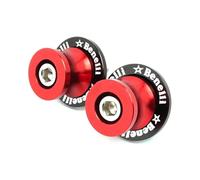 Motorcycle Paddock Stand Spool Sliders For TRK 502 502X 502C 752S 251 BN302 TNT600 Swingarm Spools Sliders Stand Screws M6 CNC Accessories Bolts 1 Pair(Red)