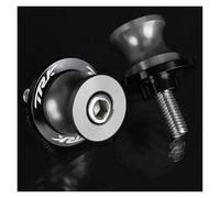 Motorcycle Paddock Stand Spool Sliders For TRK TRK502/502X 502C 6MM CNC Accessories Swingarm Spools Sliders Stand Screws(6MM Gray LOGO)