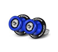 motorcycle paddock stand spools For MT-03 MT-25 MT-125 6MM Motorcycle Accessories CNC Aluminum Swingarm Spools Slider Stand Screws(MT-03 Blue)