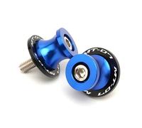 motorcycle paddock stand spools For MT07 MT01 MT03 MT09 MT10 2024 CNC 6MM Motorcycle Accessories Swingarm Spools Slider Stand Screws Bolts(Blue)