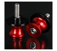 motorcycle paddock stand spools FOR ZX7R 1990-2000 10MM Motorcycle Swingarm Spools Sliders Accessories Swing Arm Stand Screw(10MM Red NO LOGO)