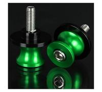 motorcycle paddock stand spools FOR ZX7R 1990-2000 10MM Motorcycle Swingarm Spools Sliders Accessories Swing Arm Stand Screw(10MM Green NO LOGO)