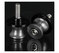 motorcycle paddock stand spools FOR ZX7RR 1989-2003 CNC Aluminum 8MM Motorcycle Accessories Swingarm Spools Slider Stand Screws(8MM Gray NO LOGO)