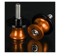 motorcycle paddock stand spools FOR ZX7RR 1989-2003 CNC Aluminum 8MM Motorcycle Accessories Swingarm Spools Slider Stand Screws(8MM Orange NO LOGO)