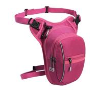 Motorcycle Pannier Bag Motorcycle Drop Waist Leg Bag Thigh Belt Hip Bum Waterproof Cell Mobile Phone Purse Fanny Pack Bags Waterproof(Rose Red)
