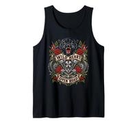 Motorcycle Panther Wild Heart Biker Quote Open Road Tank Top