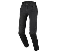 Motorcycle Pants Denim Woman Macna Lockwood Straight Black