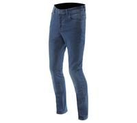 Motorcycle Pants Man Dainese 5-POCKET DENIM SLIM Deep-Blue