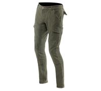 Motorcycle Pants stretch fabric Man Dainese CARGO SLIM Army-Green