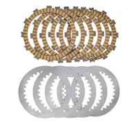 Motorcycle Paper Based/Bakelite Steel Clutch Friction Plates for XV400 Virago XV500 XV535 XVS400 Drag Star Classic(Paper Based Kit)