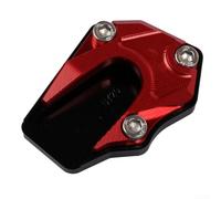 Motorcycle Parking Frame Add-On with Side Support Pad for Better Weight Distribution on Unstable Ground (red)