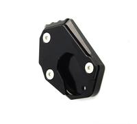 Motorcycle part 1PCS Motorcycle Kickstand Side Stand Enlarge Extension For KAWASAKI Z1000/z1000R 2010-2015 2016 2017 2018 2019 2020 2021 2022(Black- Silver)
