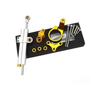 Motorcycle part 2019-2020 CNC Carbon Fiber Motorcycle Adjustable Steering Damper Stabilizer Kit For H-onda CBR650R CBR 650 R Cbr650r Cbr(Gold)