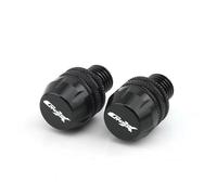 Motorcycle part Accessories Decorative Motorcycle Mirror Hole Caps Mirrors Cap Plug Screw Bolt Covers For BMW C400X 2018 2019 2020 2021 2022 2023 2024(Black- Silver)