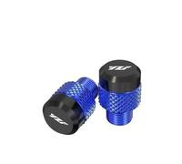 Motorcycle part Accessories Motorcycle CNC Mirror Hole Plugs Screws Bolts Cover Caps For Y-AMAHA YZF R1 R3 R6 R25 R125 R1M YZFR1 YZFR6 YZFR3(Blue)