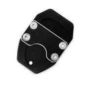 Motorcycle part CNC Aluminum Motorcycle For SYM For CRUISYM300 GTS300i For JOYMAX Z300 All Years Foot Side Stand Enlarge Pad Support Plate(Black- Silver)