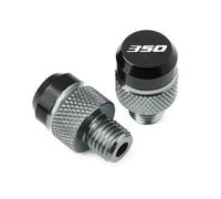 Motorcycle part CNC Motorcycle Mirrors Hole Plug Screws Caps Mirror Cover For H-onda Forza750 NSS 750/350 NSS350/250 300(Grey)