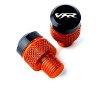 Motorcycle part CNC Motorcycle Mirrors Hole Plug Screws Caps Mirror Cover For H-onda VFR1200X For Crossrunner VFR 1200X 2010 2011 2012 2013 2014 2015 2016(Orange)