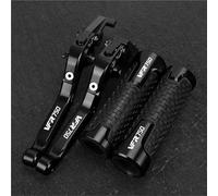 Motorcycle Part Folding Extendable Brake Clutch Levers Motorcycle Accessories Parts Adjustable Handle for H-onda for Sabre VF750S 1982-1986(Black2)