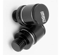 Motorcycle part For 1290 ADVENTURE 2015 2016 2017 2018 Rearview Side Mirror Hole Plug Screw Bolts M10X1.25(Black- Silver)