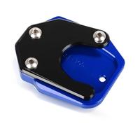 Motorcycle part For H-onda XLV 600 650 700 For TRANSALP XL600V XL650V XL700V Motorcycle Kickstand Foot Side Stand Extension Pad Support Plate(Black-blue)