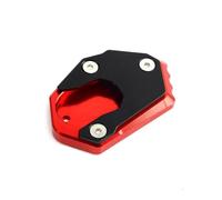 Motorcycle part For Kawasaki Z800 Z1000 Z1000SX 2011-2014 2015 2016 2017 2018 2019 Motorcycle Kickstand Side Shoe Foot Rests Stand Extension Enlarger(Black- Silver)