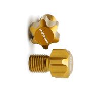 Motorcycle part For SUZUKI V-STROM 1000 XT DL1000 VSTROM1000 2014-2023 M10X1.25 Motorcycle CNC Aluminum Rear View Mirror Hole Plug Screw Caps(Gold)