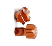 Motorcycle part For SUZUKI V-STROM 650 DL650 /XT VSTROM 650XT 2015-2023 M10X1.25 Motorcycle CNC Aluminum Rear View Mirror Hole Plug Screw Caps(Orange)