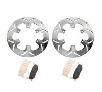 Motorcycle part For Y-AMAHA XVZ1300 For Royal Star Midnight For Venture 2002 2003 2004 2005 2006 2007 Motorcycle Front Brake Discs Disks Rotors + Pads