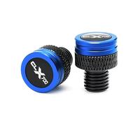Motorcycle part M10X1.25 Motorcycle Accessories CNC Aluminum Rearview Side Mirror Hole Cap Plug Screw For CFMOTO Clx700 CLX 700 CL-X700 2021 2022 2023 2024 2025(Blue)