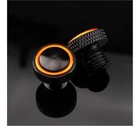 Motorcycle part Motorcycle Accessories CNC M10*1.25 Mirror Hole Plugs Screws Bolt Cap Caps Cover Bolts For H-onda MSX For GROM 125 MSX125(Orange)