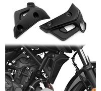 Motorcycle part Motorcycle Accessories Radiator Frame Side Panel Cowl Guard Fairing Protective Cover For Y-AMAHA FZ-07 2021 2022 2023 2024(Black Unpainted)
