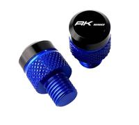 Motorcycle part Motorcycle CNC Rearview Side Mirror Hole Cap Plug Accessories 2PCS For KYMCO AK550 AK 550 2017 2018 2019 2020 2021 2022 2023(Blue)