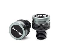 Motorcycle part Motorcycle CNC Rearview Side Mirror Hole Cap Plug Accessories For Y-AMAHA MT-10 MT 10 MT10 2017-2021(Grey)