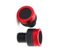 Motorcycle part Motorcycle CNC Rearview Side Mirror Hole Cap Plug For H-onda For Hornet 600 900 CB600F 1998-2014 CB750 2022-2025(Black- Silver)