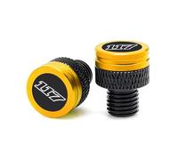 Motorcycle part Motorcycle CNC Rearview Side Mirror Hole Cap Plug For Harley For Softail Low Rider ST FXLRST FXRST Breakout For Touring CVO 117(Yellow)