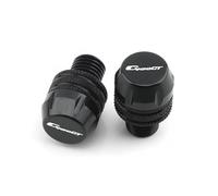 Motorcycle part Motorcycle Decorative Mirror Hole Caps Mirrors Plug Screw Covers For BMW C400GT C400 GT 2019 2020 2021 2022 2023 2024 2025(Black- Silver)