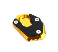 Motorcycle part Motorcycle Foot Side Stand Plate Kickstand Enlarger Support Extension For Kawasaki Z650 Z900 Z900RS Z900SE Z800 Z1000 Z1000R Z1000SX(Gold)