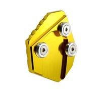 Motorcycle part Motorcycle For Y-AMAHA For FORCE155 SMAX155 For FORCE 155 SMAX Accessories Kickstand Enlarge Plate Side Stand Extension Pad(Gold)