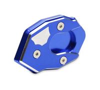 Motorcycle part Motorcycle Kickstand Foot Side Stand Extension Pad Support Plate For Kawasaki Z300 Z 300 All Years(Blue)