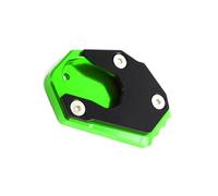 Motorcycle part Motorcycle Kickstand Foot Side Stand Extension Pad Support Plate For Kawasaki Z650 Z900 Z900RS 2017 2018 2019 2020 2021(Green)