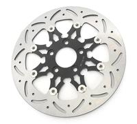 Motorcycle part Motorcycle Rear Brake Disc Rotor For HARLEY For DAVIDSON FLHTC For Electra Glide Classic 2008 2009 2010 2011 2012(Black Silver)