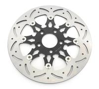 Motorcycle part Motorcycle Rear Brake Disc Rotor For HARLEY For DAVIDSON FLTR For Road Glide 2008-2009(Black Silver)