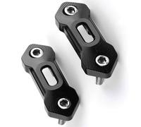 Motorcycle part Motorcycle Rearview Mirror Modified Hole Cap Cover Plate Holder Adapters Clamp Mount For Kawasaki For Ninja 400 For Ninja400 2010-2022 2021(Black- Silver)