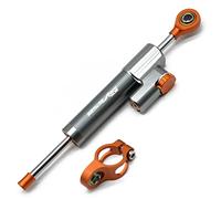Motorcycle part Universal Motorcycle CNC Steering Dampers Stabilizer Safety Control For SUZUKI SV650 SV 650 SV650S S SFV650 GLADIUS(Gray orange)