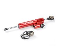 Motorcycle part Universal Motorcycle CNC Steering Dampers Stabilizer Safety Control For SUZUKI SV650 SV 650 SV650S S SFV650 GLADIUS(Black- Silver)