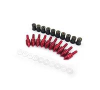 Motorcycle Parts 10X Windscreen Windshield Bolts Screw Kit For Suzuki For Y&amaha(Style 5)