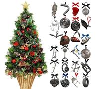 Motorcycle Parts Christmas Advent Calendar 2025-24 Day 2D Acrylic Leprechaun Decoration Item - Motorcycle Parts Ornament Countdown,For Motorcycle Enthusiasts Wall Window Holiday Party Favors