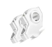 Motorcycle parts Compatible With Bajaj For Dominar 250 400 2017 2018 2019 2020 2021 2022 2023 2024 Handlebar Risers Extension Back Moved Riser Handbar Riser(Gloss Silver)